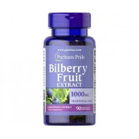 Экстракт черники Puritans Pride Bilberry Fruit Extract 1000mg 90 капсул