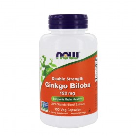 NOW Ginkgo Biloba Гинкго Билоба Экстракт 120 мг 100 капсул