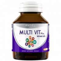 Мультивитамины и минералы AMSEL MULTIVIT PLUS MINERAL 40 капсул