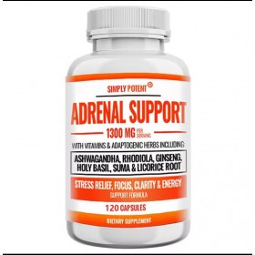 Пищевая добавка для поддержки надпочечников Simply Potent Adrenal Support 120 капсул