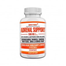 Пищевая добавка для поддержки надпочечников Simply Potent Adrenal Support 30 капсул