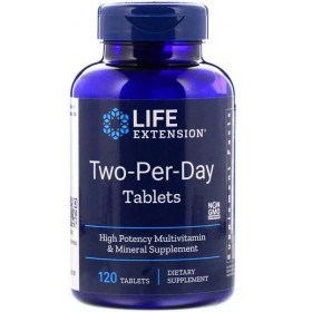 Мультивитамины Two-Per-Day Life Extension 120 таблеток