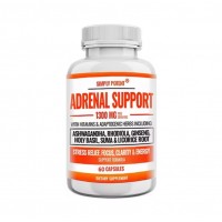 Пищевая добавка для поддержки надпочечников Simply Potent Adrenal Support 60 капсул
