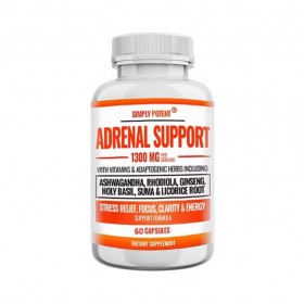 Пищевая добавка для поддержки надпочечников Simply Potent Adrenal Support 60 капсул