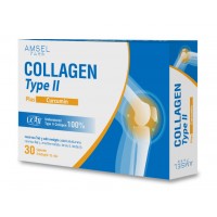 Коллаген Тип II Плюс Куркумин Amsel Collagen Type II Plus Curcumin 30 капсул