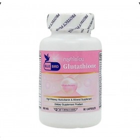 Витамины для молодости кожи Глутатион  Glutathione Bluebird 30 капсул