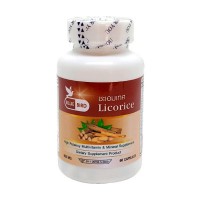 Травяной комплекс лакрица витамины и аминокислоты Licorice Dietary Supplement Bluebird 60 капсул