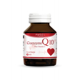 Коэнзим Q10 плюс витамин Е Amsel Coenzyme Q10 Plus Vitamin E 60 капсул