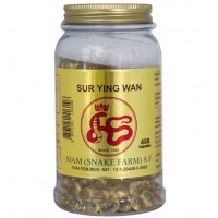 Капсулы с жиром кобры Siam Snake Farm Sir Ying Wan для дыхательных путей и легких 450 капсул
