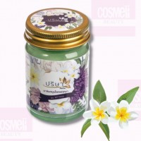 Тайский бальзам цветочный для снятия боли, Снежный лотос, Nok Thai, 50 гр.