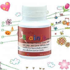 Детские витамины для мозга, зрения, Giffarine Brainie, 100 шт. 
