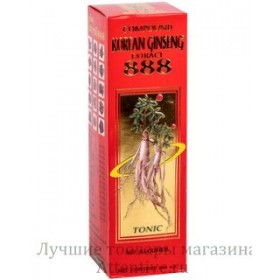Лечебный эликсир женьшень и травы,Korean Ginseng Extract 888, 180 мл.