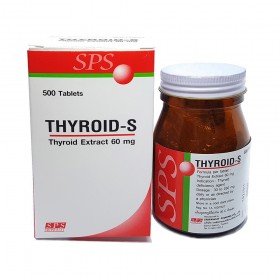 Thyroid-S экстракт сухой щитовидной железы Тироид С натуральный 60 мг 500 таблеток