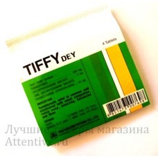 Эффективное лекарство от простуды и гриппа TIFFY dey, 4 табл