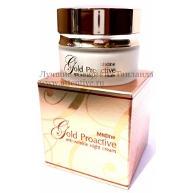 Ночной крем против морщин Gold Proactive, Mistine, 30 гр. 