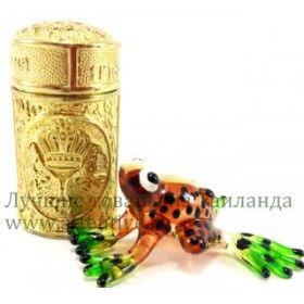 Тайский ингалятор в Шикарном серебряном  футляре, Jarungjit