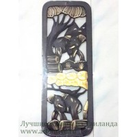 Деревянное декоративное пано тайский стиль.