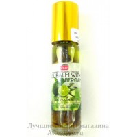 Жидкий тайский  бальзам с  бергамотом и травами, Banna oil balm Bergamot, 10 гр.
