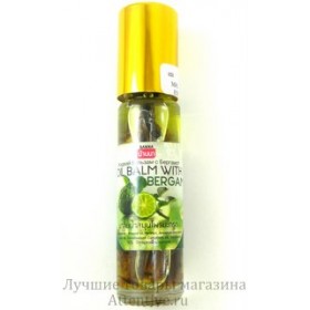 Жидкий тайский  бальзам с  бергамотом, Banna oil balm Bergamot, 10 гр.