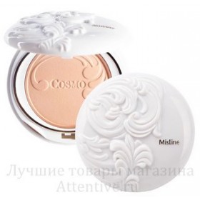 Нежная итальянская супер пудра Mistine Cosmo Smooth Bianco.