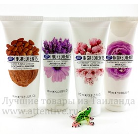 Растительный крем для рук и ногтей Boots Ingredients, 100 мл. 