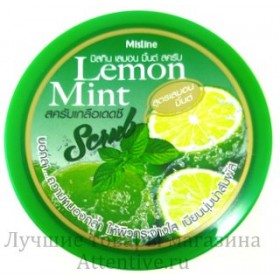 Мохито, соляной скраб Lemon Mint scrub  Mistine, 180 гр.