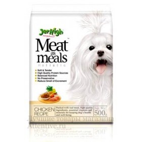 Гипоаллергенный корм премиум класса для собак Jerhigh Meat as Meal, Курочка 500 гр.