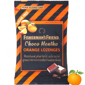 Конфетки Fisherman’s Friend от боли в горле, Orange, 1 уп.