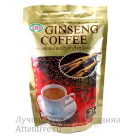 Тайский кофе женьшень и сливки Super Coffee, 400 гр. 20 саше пакетов