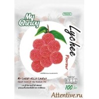 Сливочные жевательные конфеты с натуральным соком Личи, My Chewy 100 шт. 