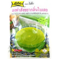  Крем - пудинг, Lobo Thai Custard Pandan, 120 гр.
