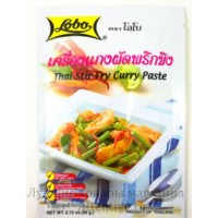 Тайская приправа для приготовления  жаркого "Stir-fry carry paste", 60 гр.