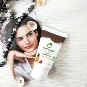 Омолаживающий кокосовый крем для рук TROPICANA VIRGIN COCONUT OIL, 50 гр.