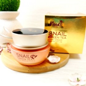 Питательный, регенерирующий крем улитка и зеленый чай Moods Snail Green Tea, 50 мл.