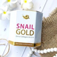 Уникальный омолаживающий крем Snail Gold Extra Collagen & Q10, 50 гр. 