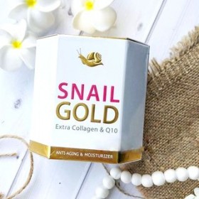 Уникальный омолаживающий крем Snail Gold Extra Collagen & Q10, 50 гр. 