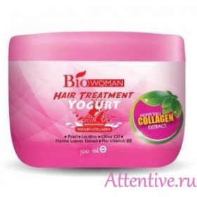 Органическая маска для волос Bio Women Yogurt, 500 мл.